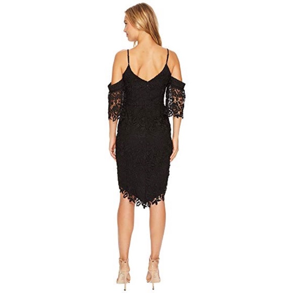 Adelyn RAE KRISTA LACE COLD SHOULDER DRESS - Picture 5 of 5